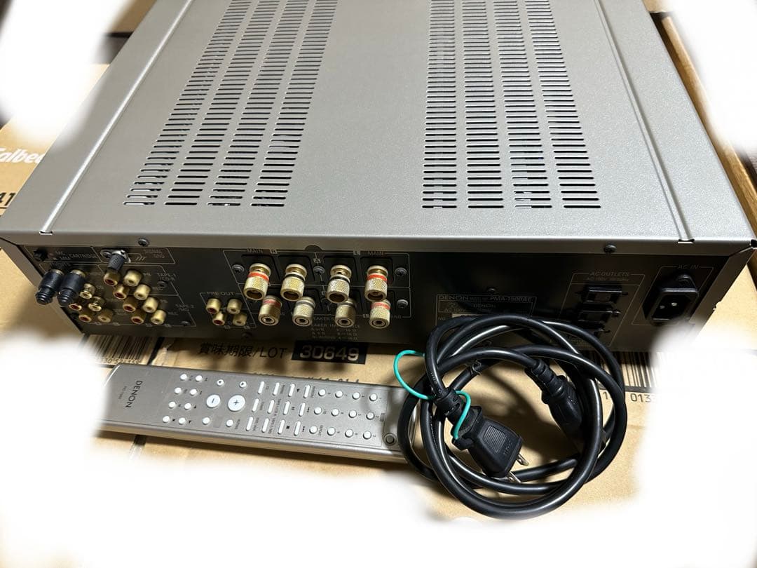 DENON PMA 1500ae シルバー アンプ リモコン付き