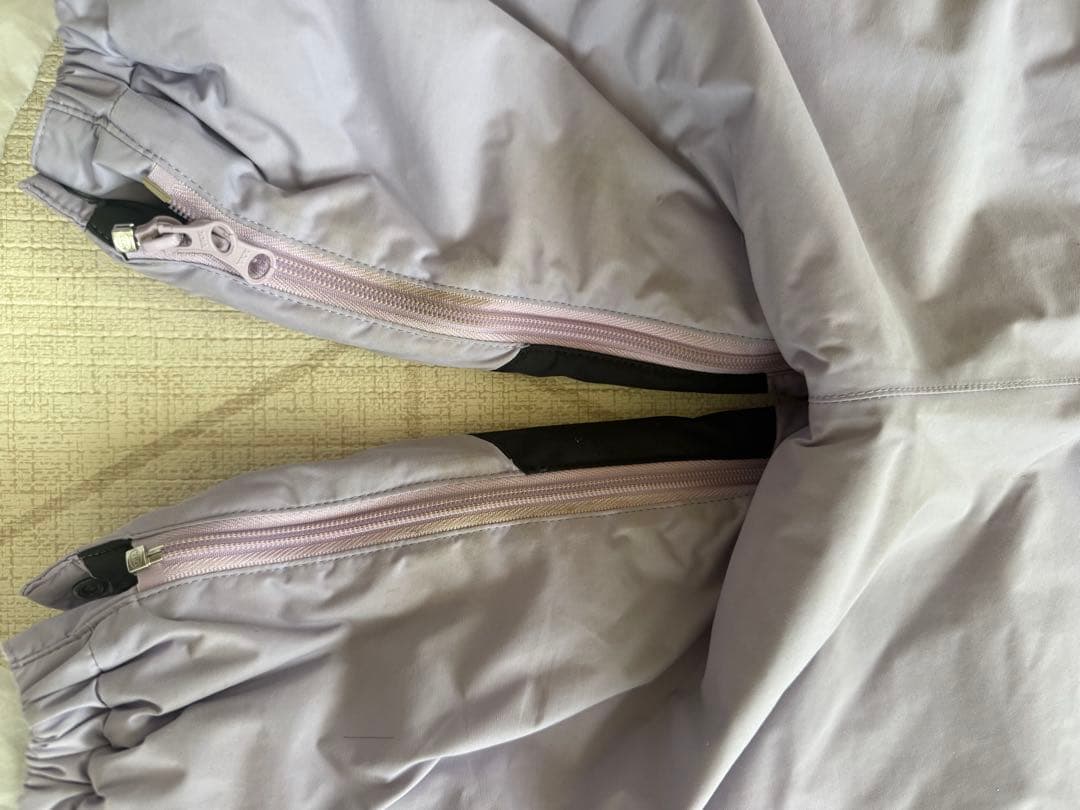 ノースフェイス　スキーウェア スノーワンピース　ラベンダー　80センチ