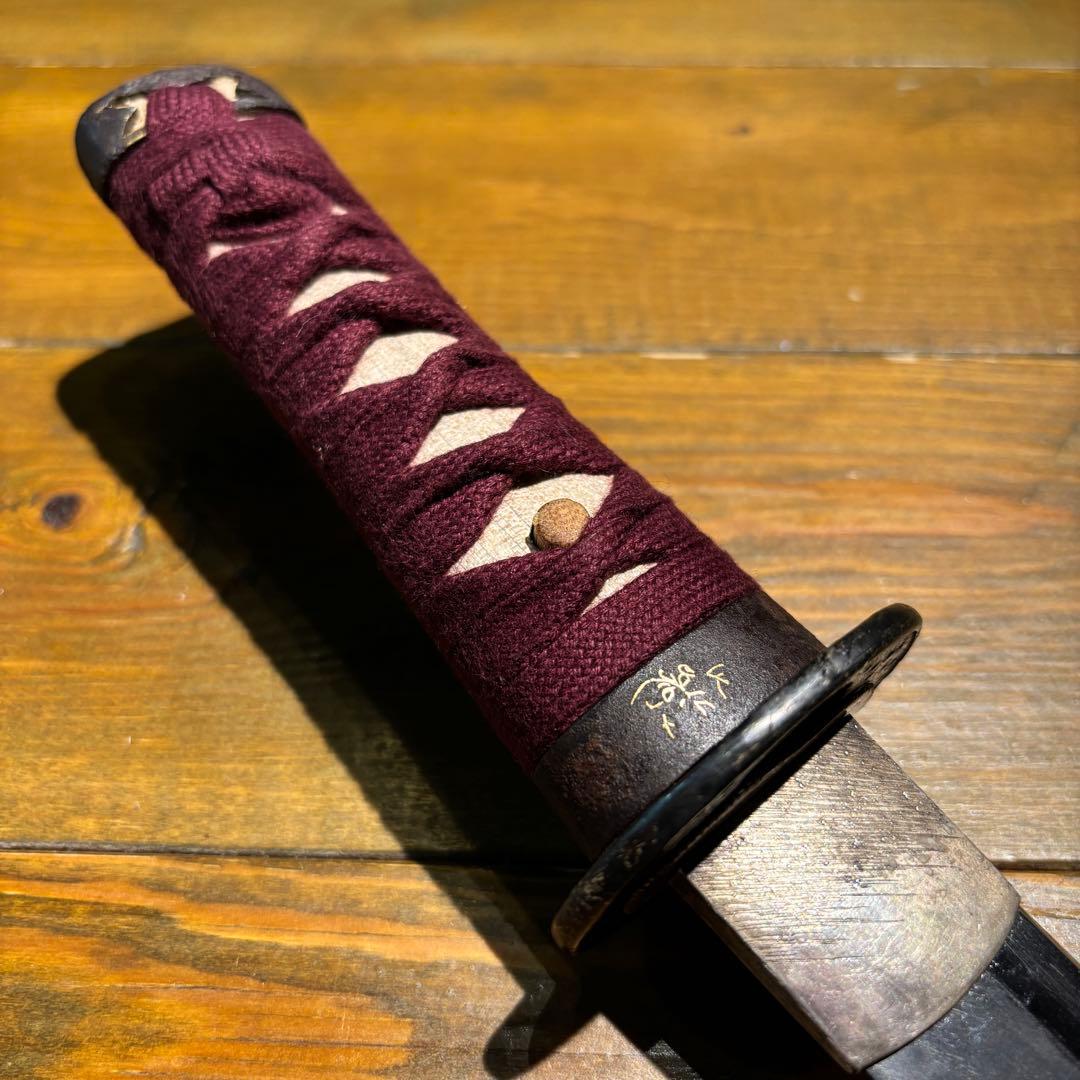 日本刀残欠クラフトナイフNo.90 長光作 半太刀拵