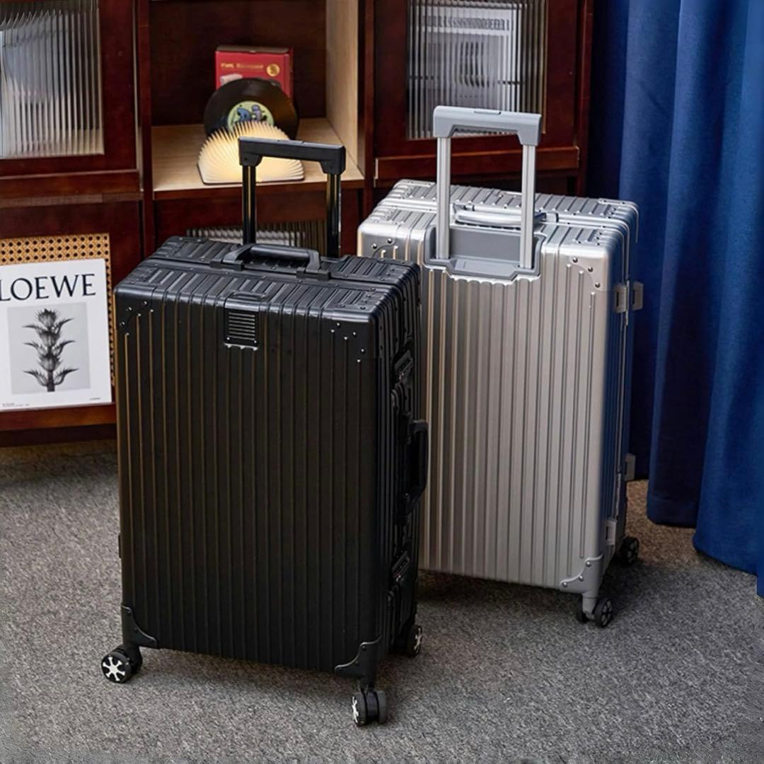 【80L】9〜12泊　スーツケース TSAロック アルミフレームタイプ 耐衝撃