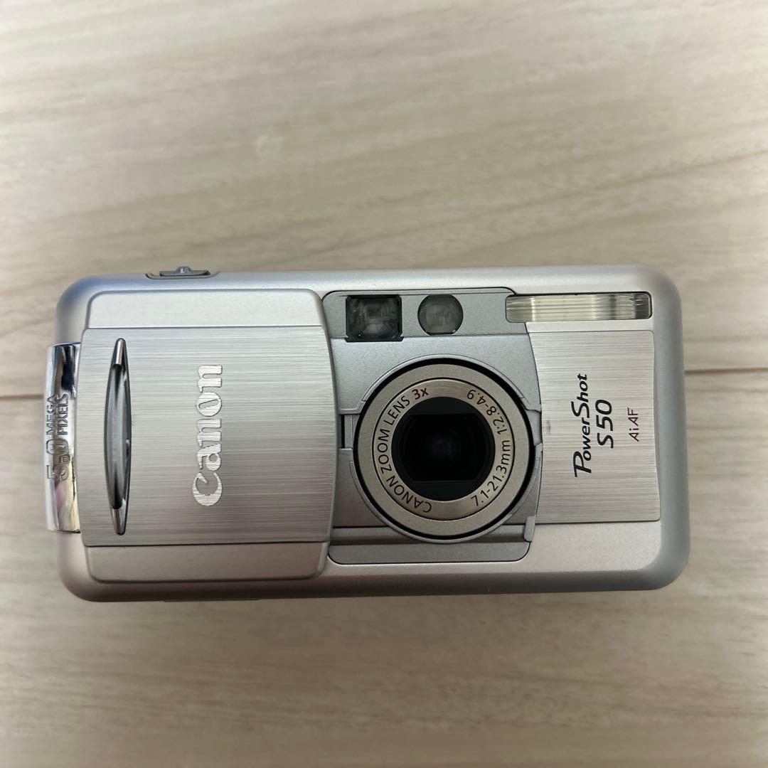 【起動確認済】キヤノン パワーショットS50 セット【ジャンク】中古品