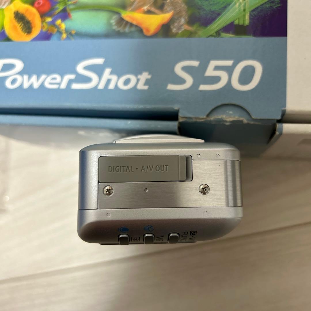 【起動確認済】キヤノン パワーショットS50 セット【ジャンク】中古品