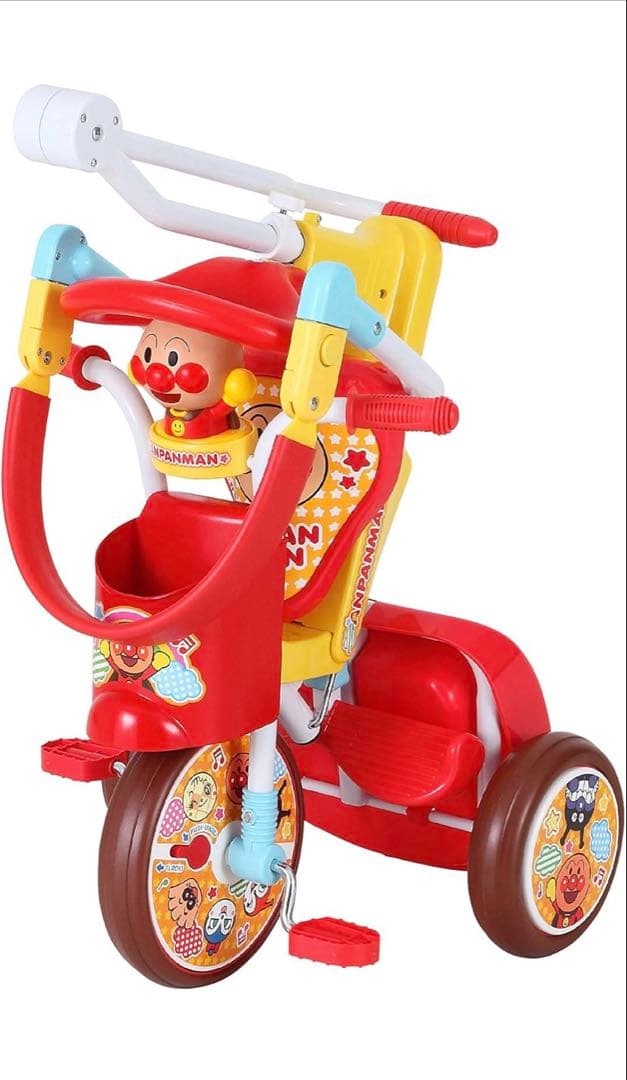 アンパンマン 折りたたみ三輪車 オールインワンUP2