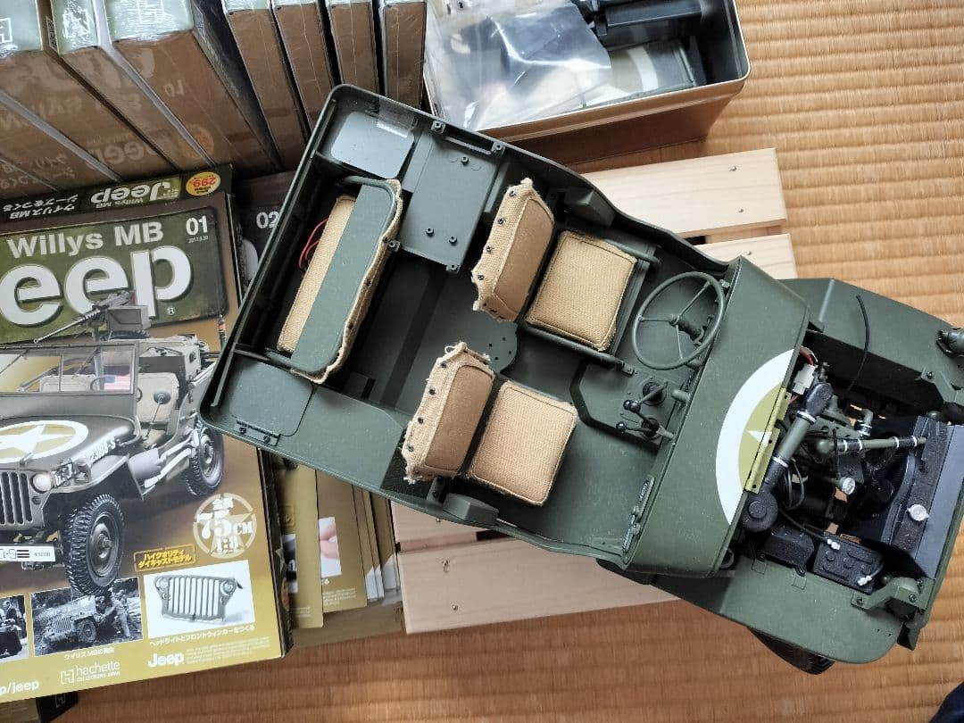 Willys MB Jeep 組み立てキット全巻セット