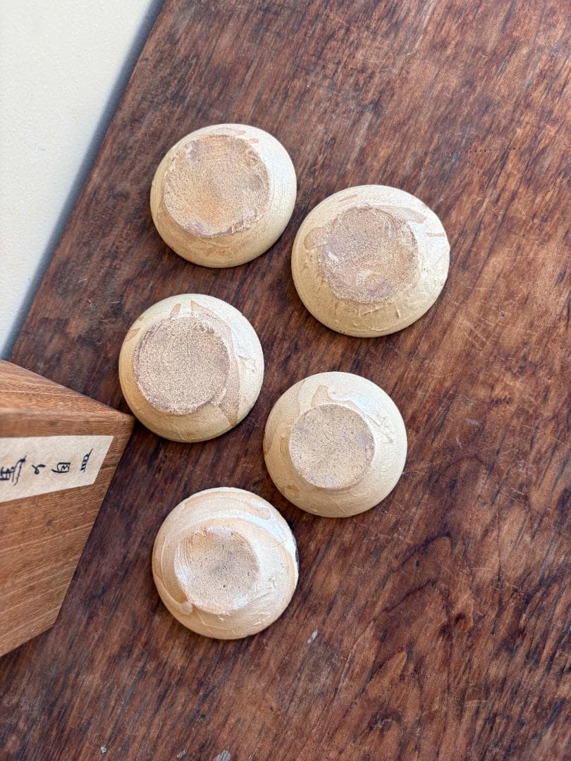 yuu様　値下げ依頼対応　古作　馬の目小皿　五脚揃い　古民藝　希少