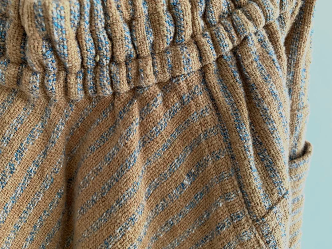 うさと ムササビ usaato うさとの服　ボトム 手紡ぎ 草木染 手織り