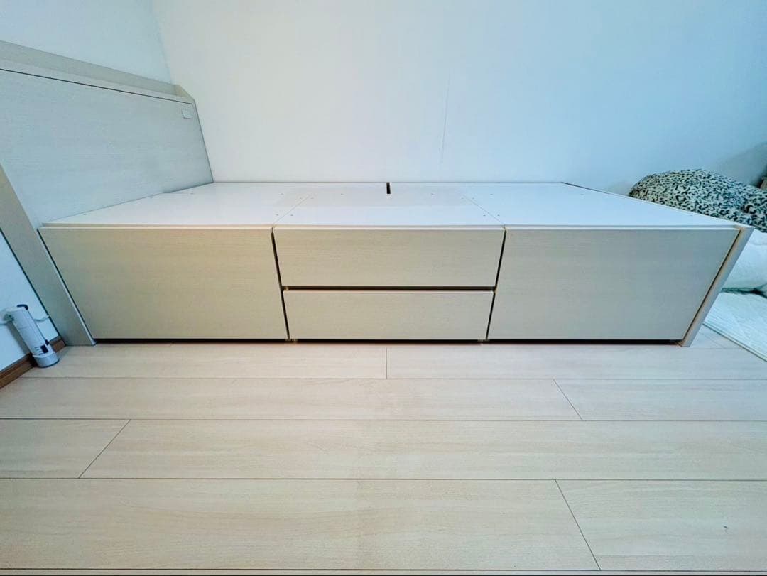 鮎【引取り限定（東京都板橋区）】ニトリ 大容量収納ベッド