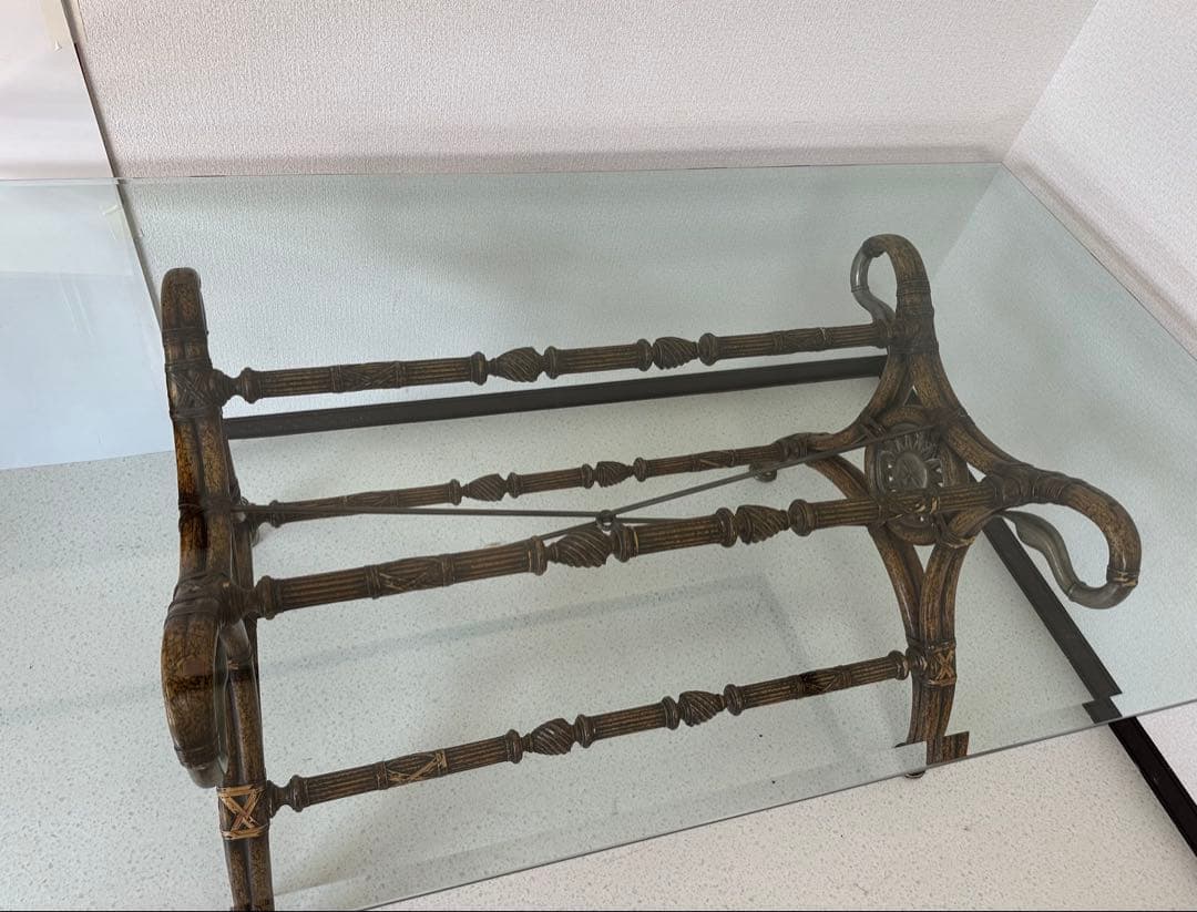 英国 リジェンシー様式 スワンネック ダイニングテーブル