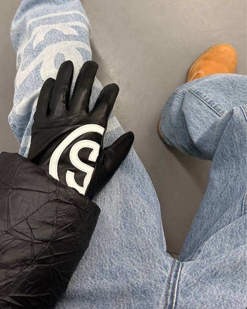 23AW Stussy ステューシー レザーグローブ ssリンク