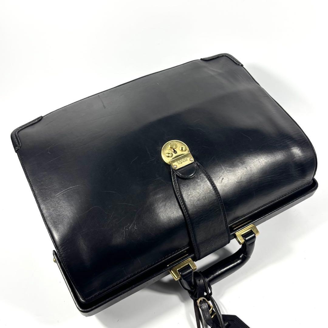 ✨希少美品✨ソメスサドル 大容量 ビジネスバッグ エグゼクティブダレスバッグ 黒