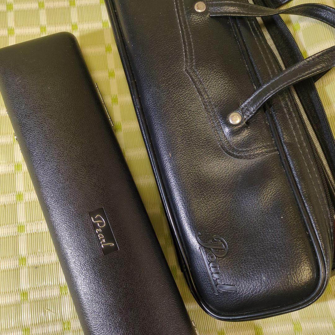 kubo Pearlフルート本体 ケース・バッグ・掃除棒付き