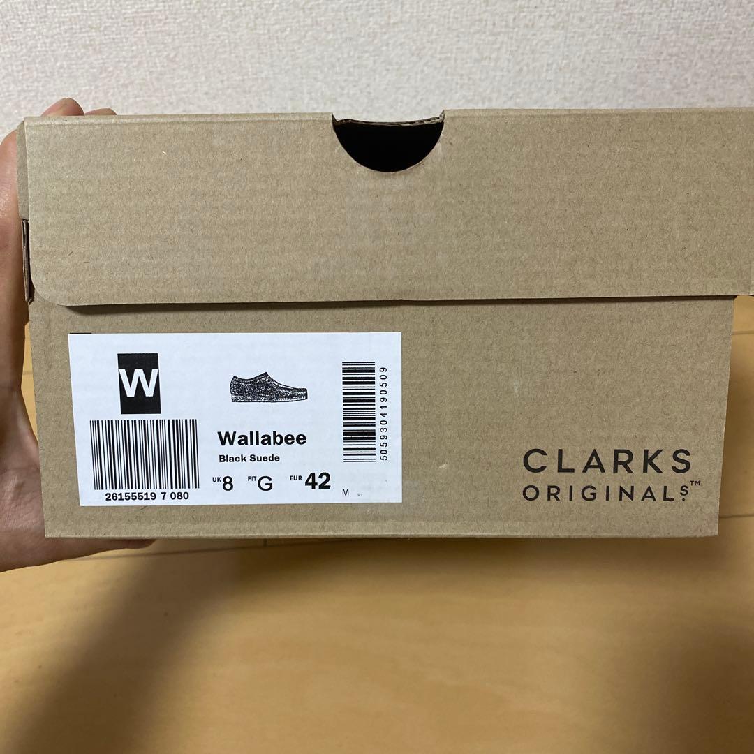 Clarks ワラビー　ブラック