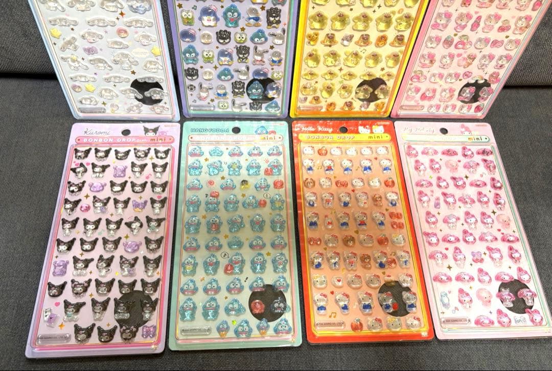 【正規品】ボンボンドロップシールmini サンリオ　コンプリート