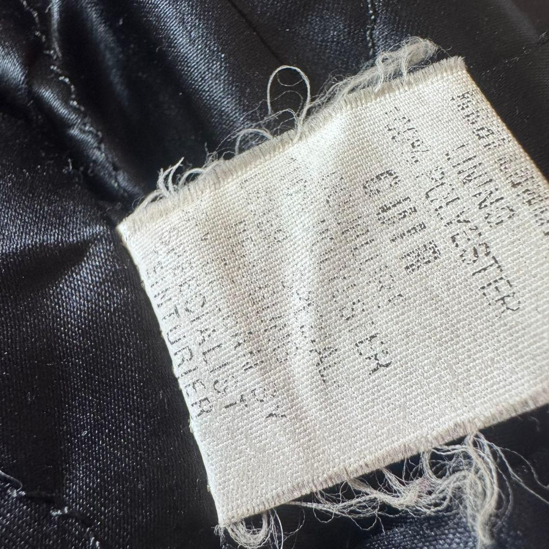 茶芯 ユーロ ヴィンテージ シングルライダース レザージャケット 古着 ブラウン