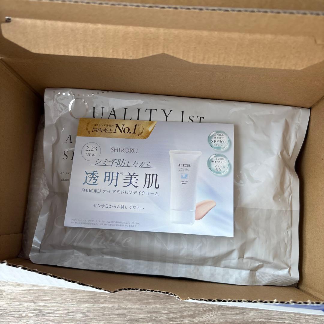SHIRORU クリスタルホイップ6本+クオリティファースト　シートマスク