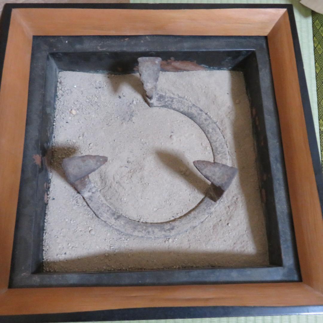 火鉢 角火鉢 木箱 共箱 鬼爪 五徳 茶道具 囲炉裏