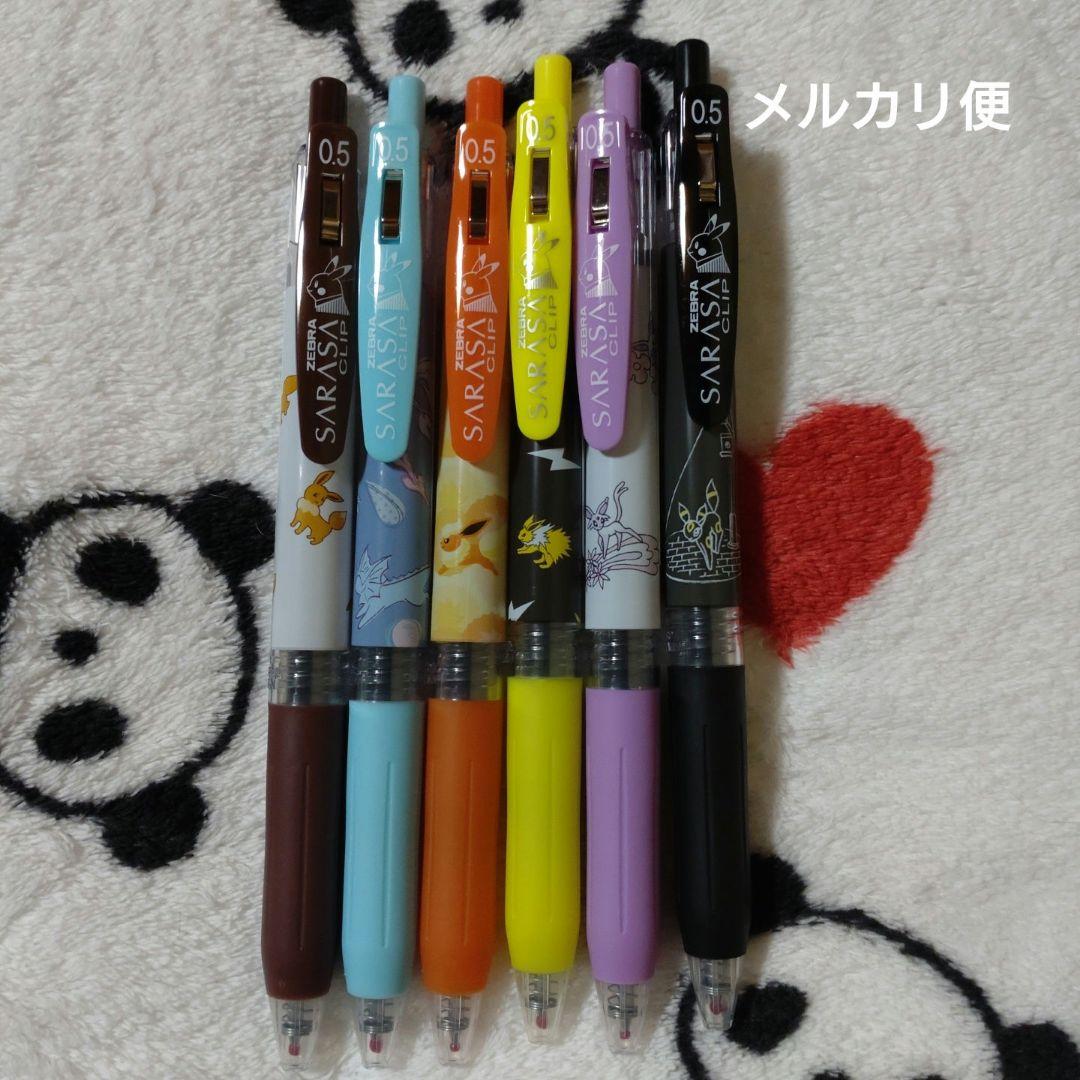 ポケモン　イーブイフレンズ　サラサクリップボールペン　6本セット