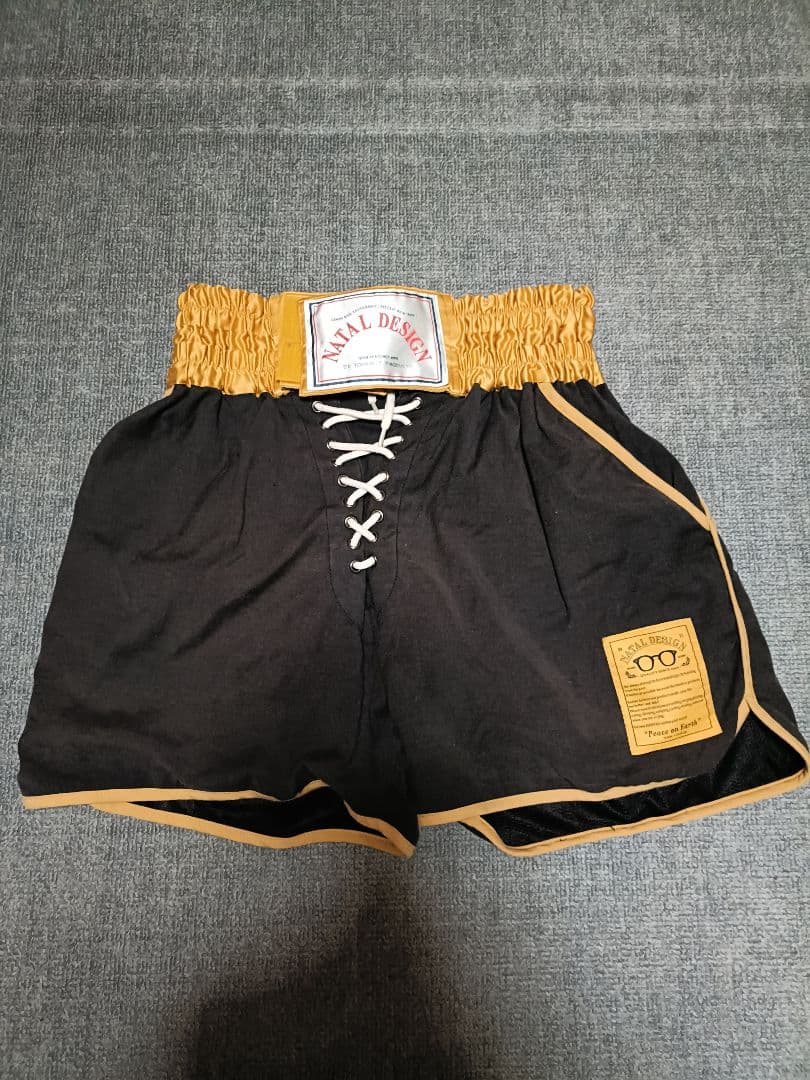 NATAL DESIGN ボクシングショーツ 黒/金