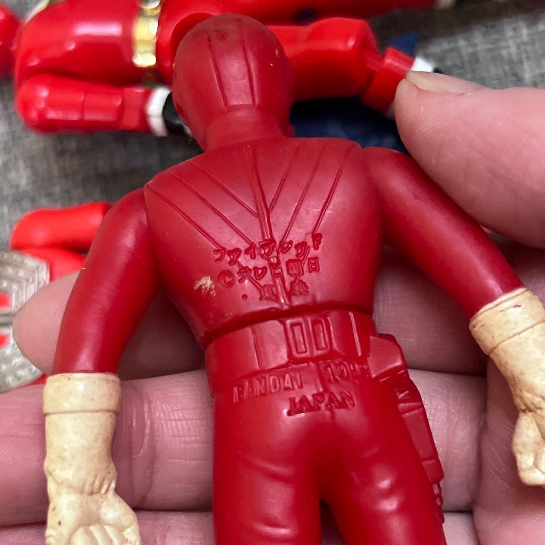 ウルトラマンタロウ ファイブレッド ニンジャレッド オーレンジャーロボ ソフビ