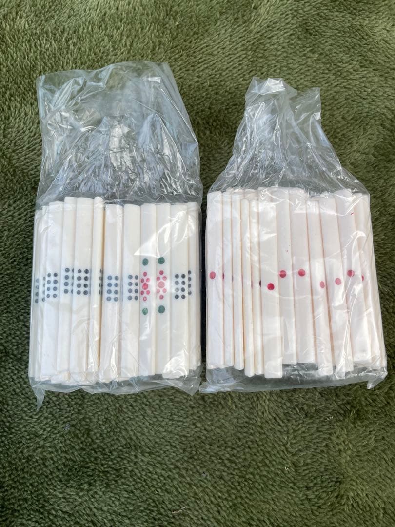 任天堂　役満ブルー　麻雀牌　牌綺麗　練り牌　青　ダイヤ牌