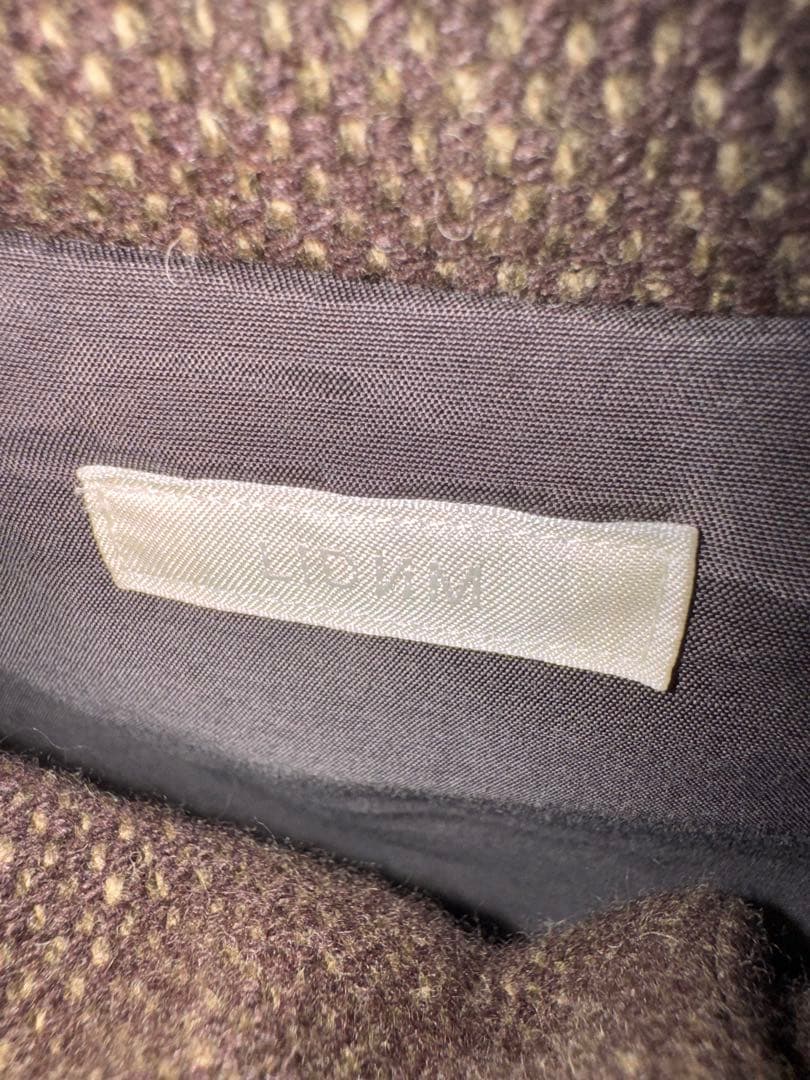 【LIDNMリドム】Alpaca Tweed Harrington Jacket