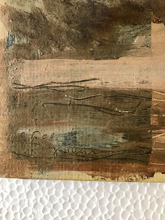 小栗美二 油彩画 / 満州映画協会 ＼黒田清輝 岡田三郎助 溝口健二