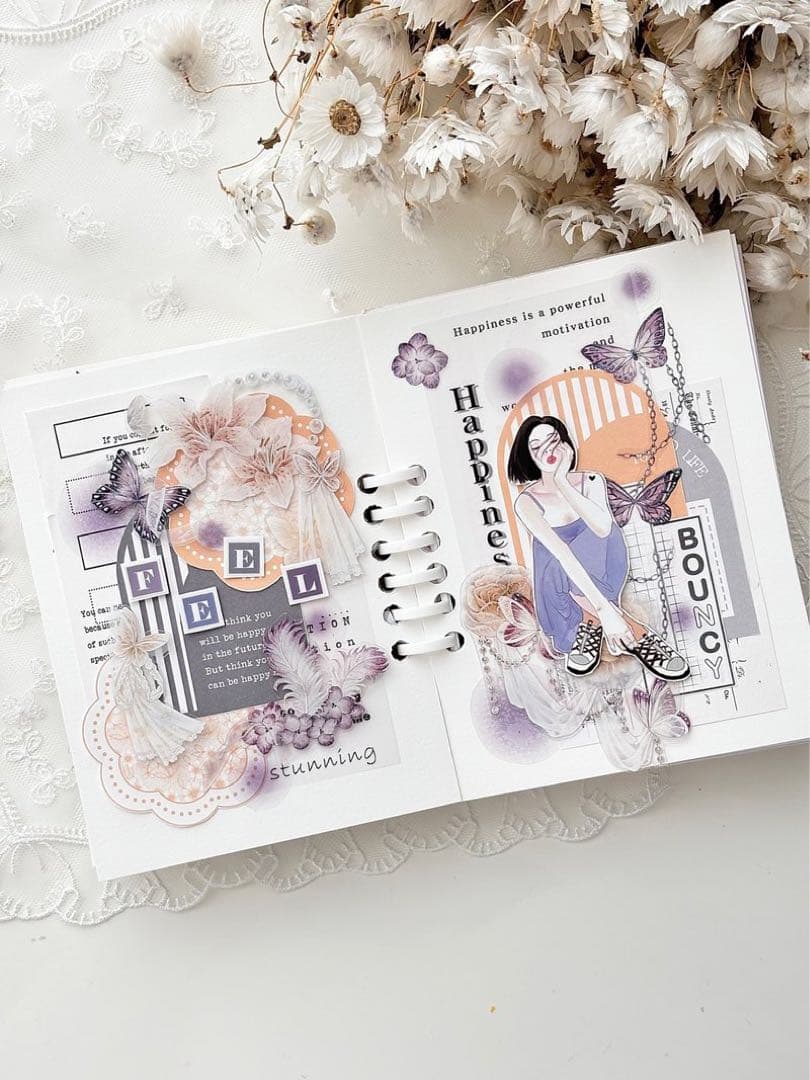 コラージュ素材　紙もの　素材紙　【1885】