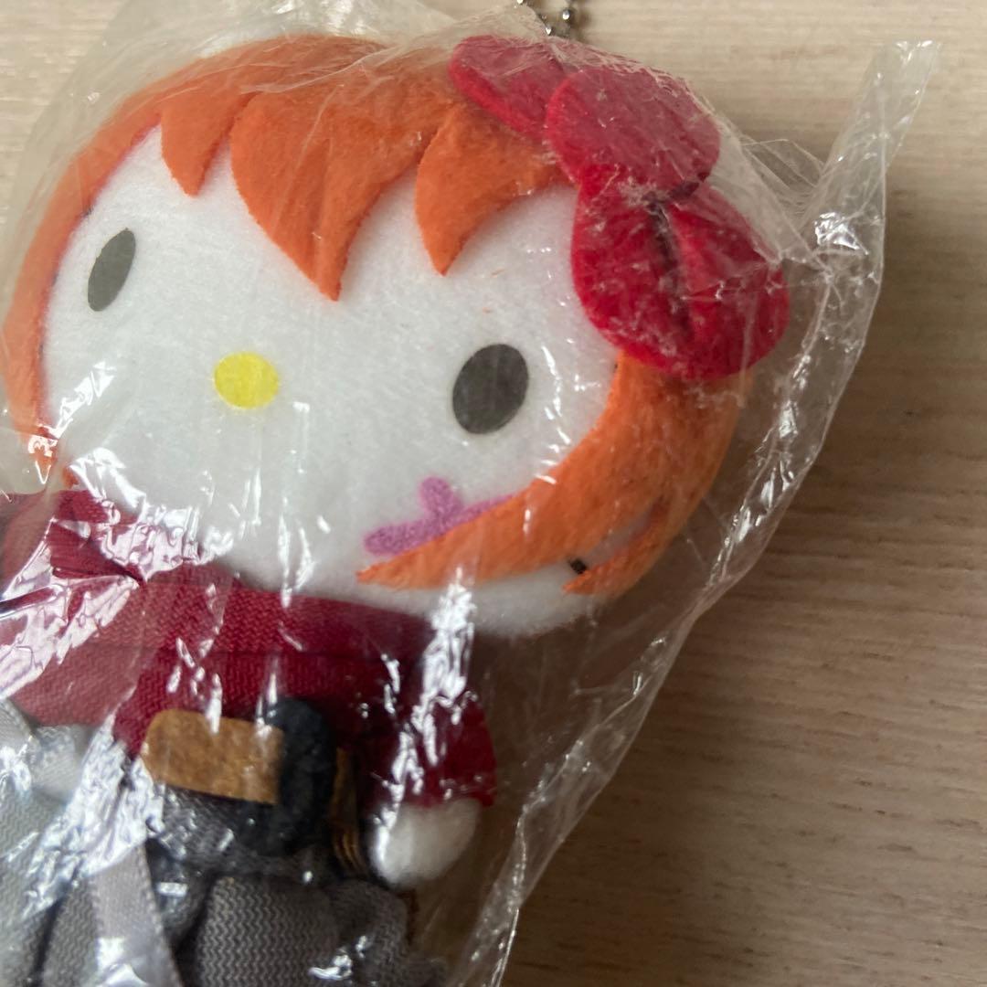 SANRIOキティるろうに剣心伝説の最期マスコットキーホルダーぬいぐるみ佐藤健