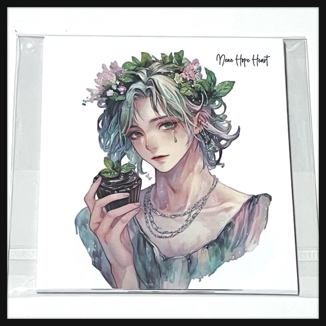 【Ｌ】Pinkoi限定♡チョコミント♡ボーイ＆ガールステッカー10枚♡nene様