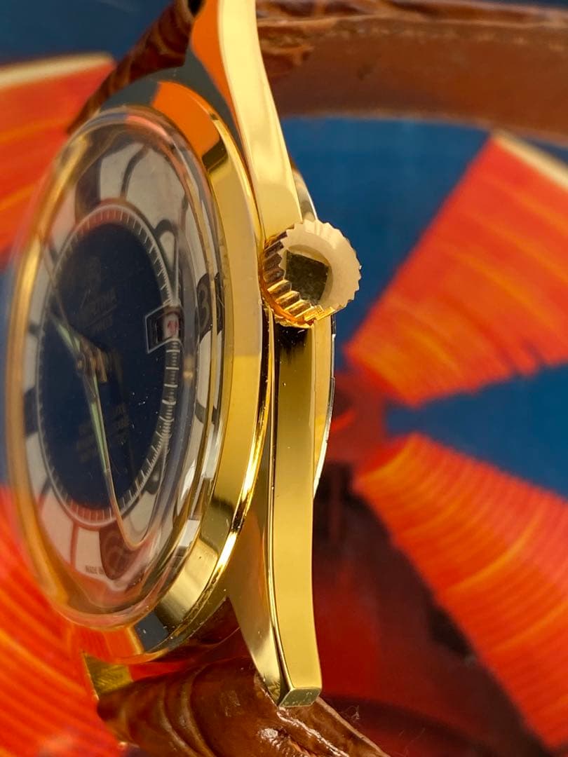 MORTIMA メンズ　ビンテージ　手巻き機械時計　フランス製