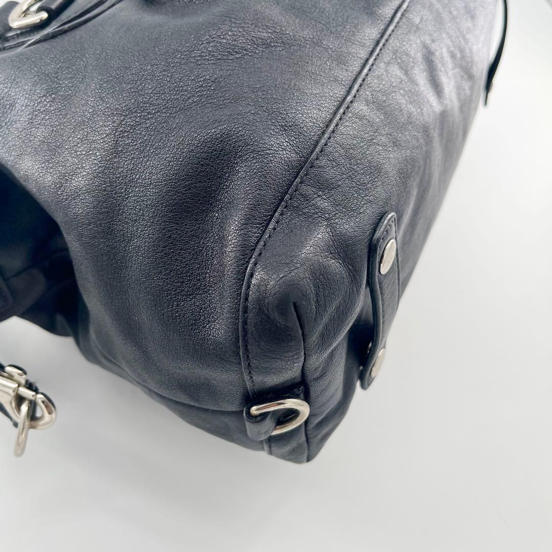 バッグ COACH Ashley Satchel Handbag Black y2k