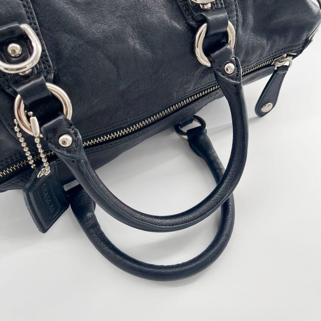 バッグ COACH Ashley Satchel Handbag Black y2k