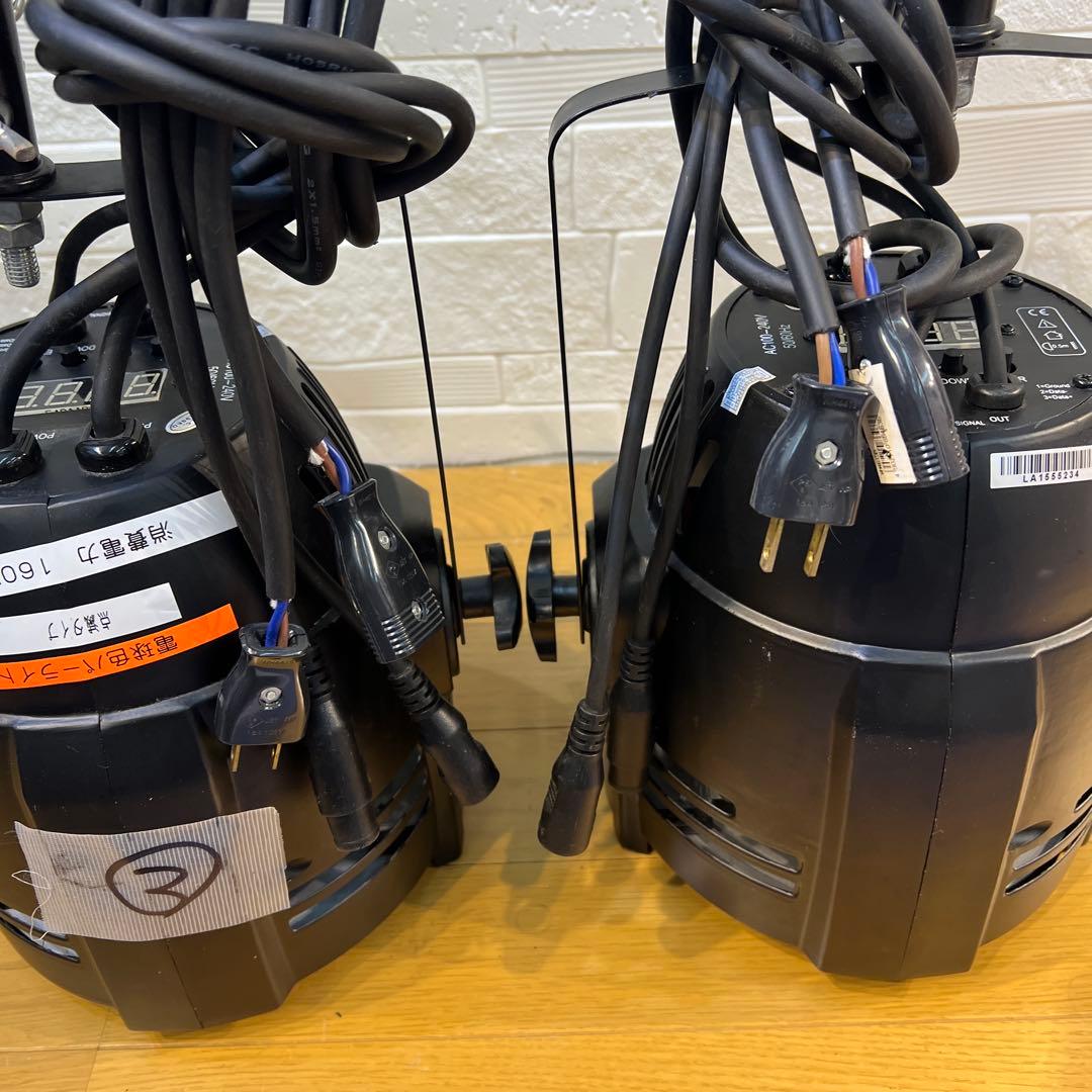 LED電球色パーライト　クランプ付き　2台　DMX照明