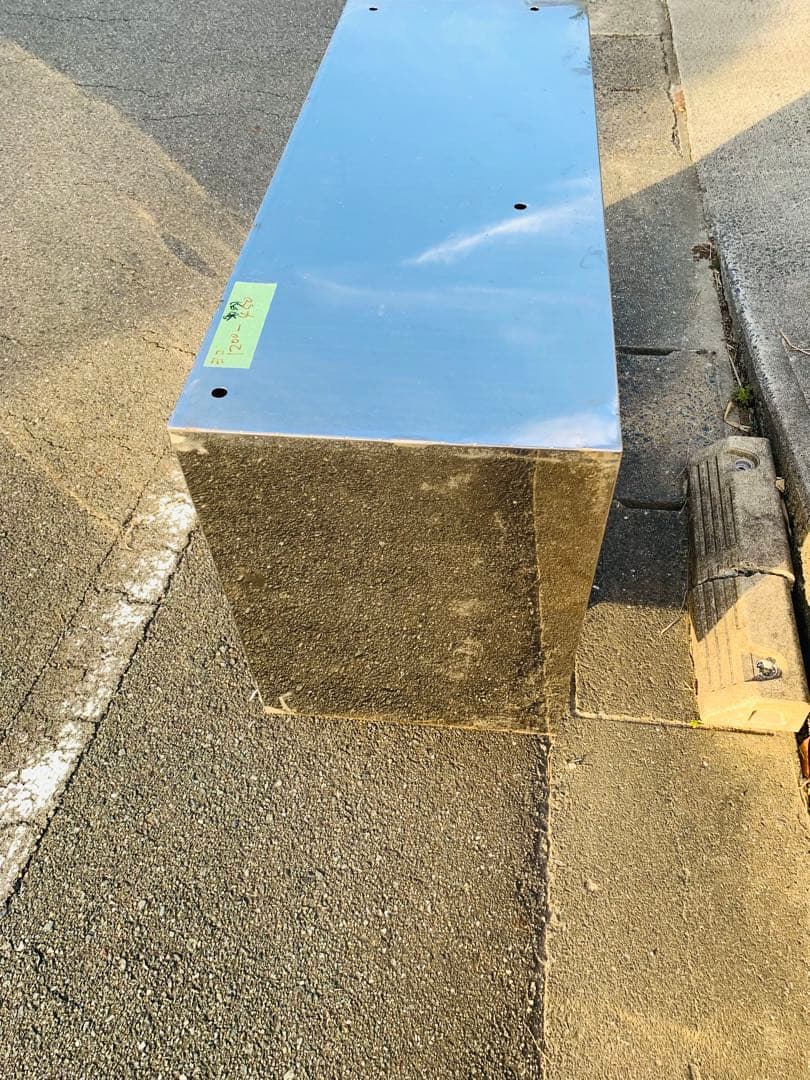 戸棚 ステンレス製収納　業務用　扉付き　高さ調整可能棚付き　120cm