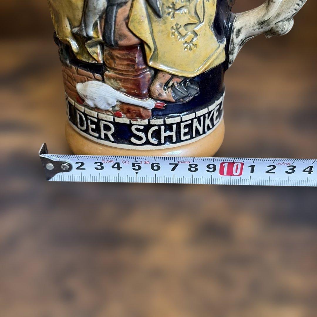 西ドイツ「トラブル タイムズ」ビール シュタイン　置物　インテリア