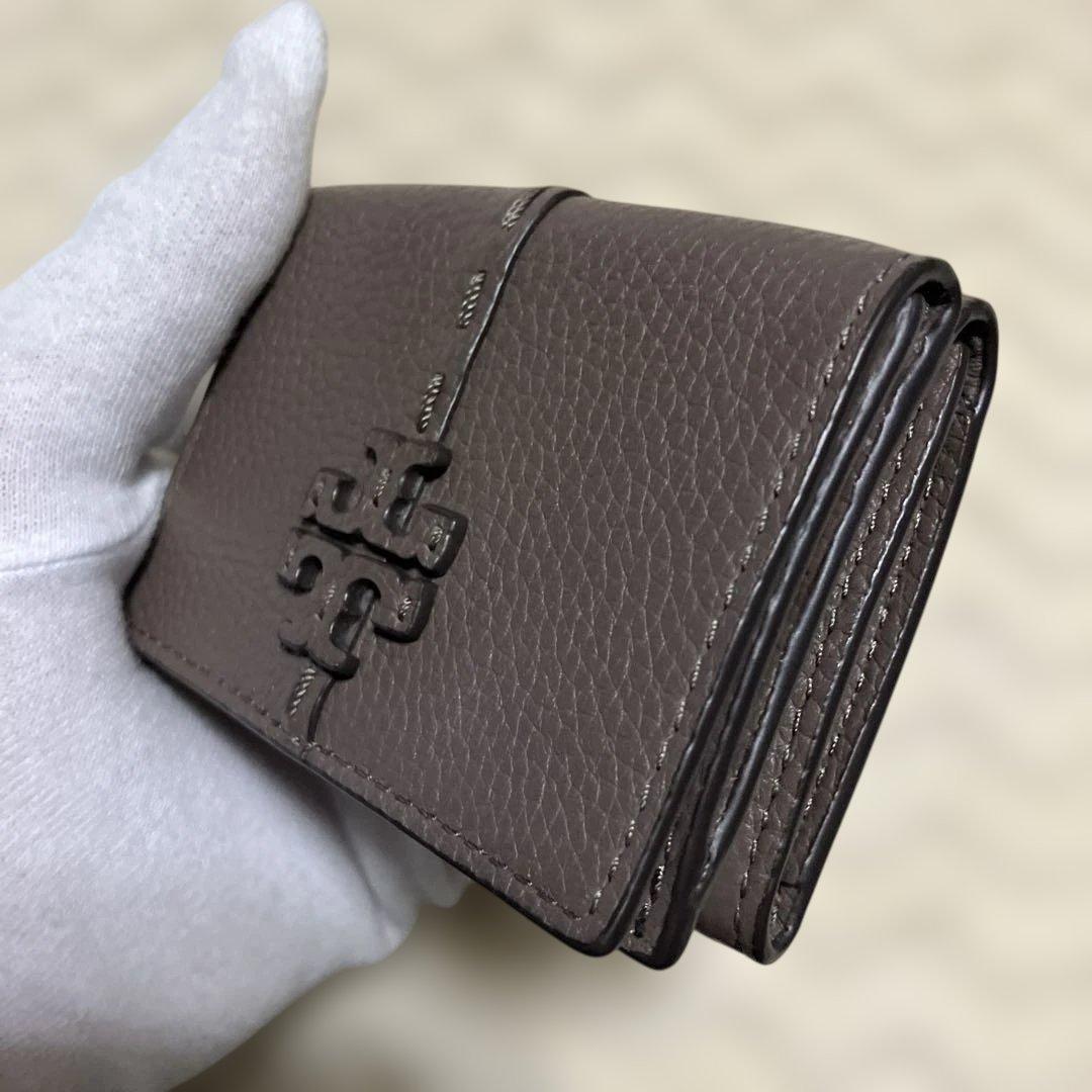 (美品)トリーバーチ　マックグロー　トライフォールド　ミニウォレット　折り財布