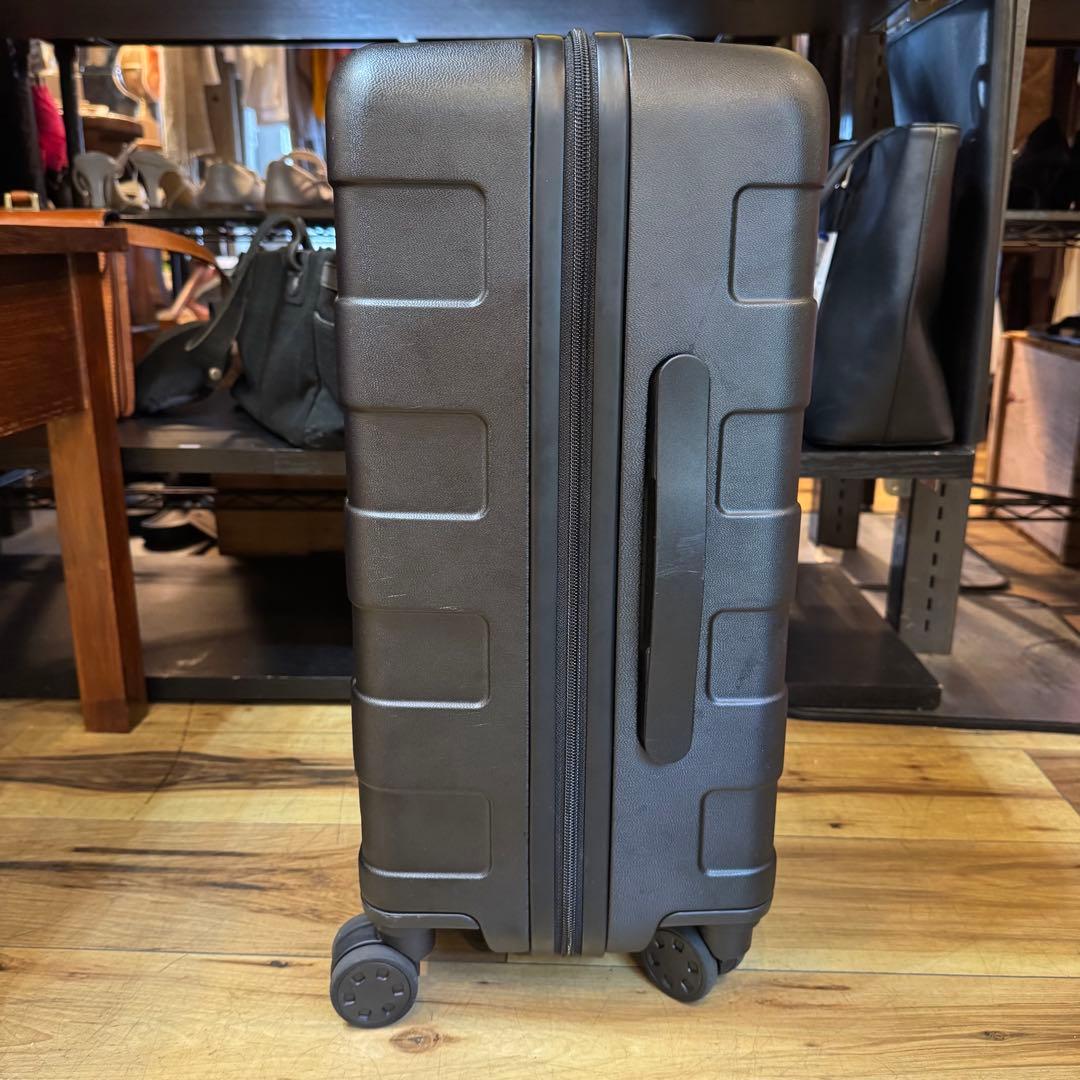 286＊■無印良品　ハードキャリーケース　ブラック　32L　バッグ付き　鍵2本