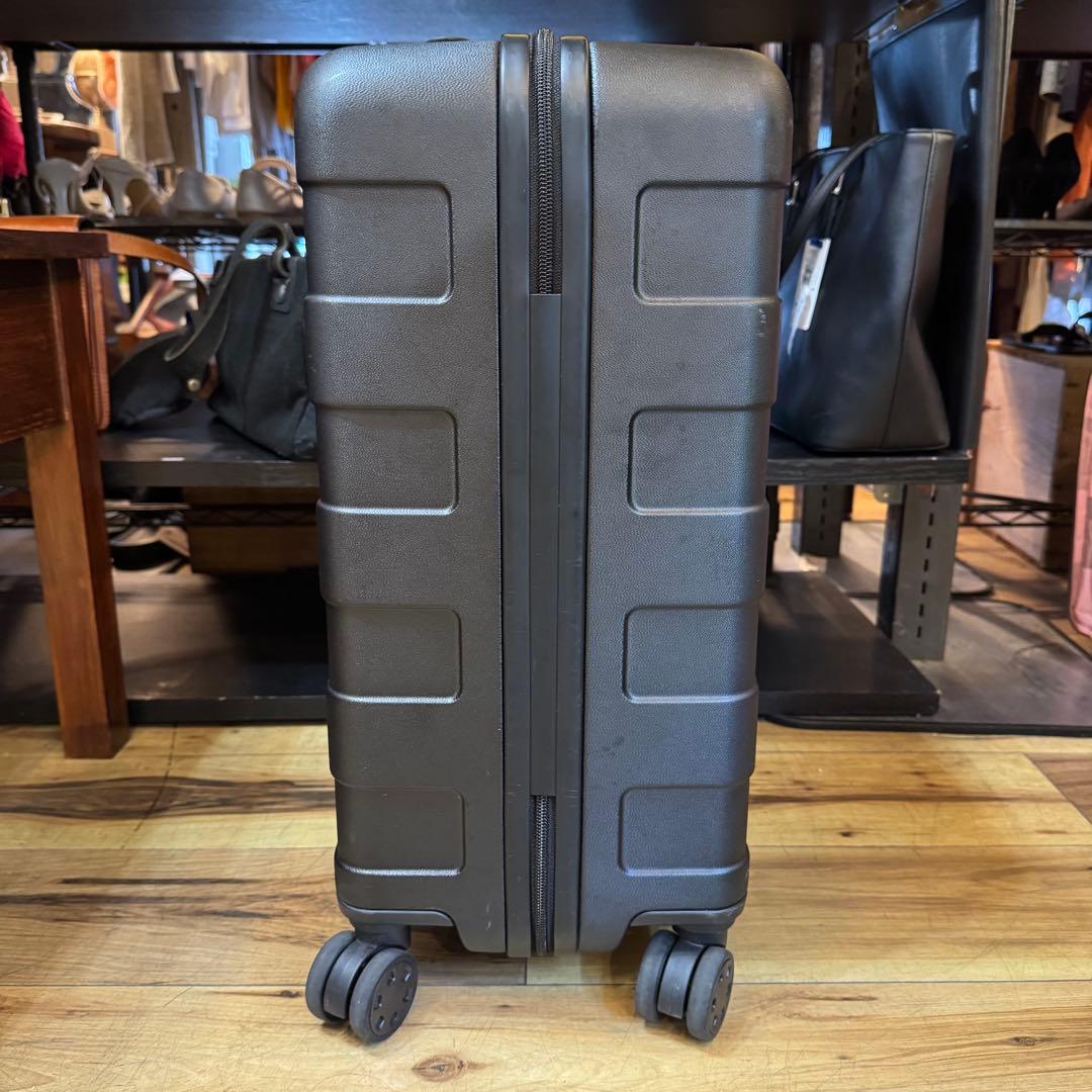 286＊■無印良品　ハードキャリーケース　ブラック　32L　バッグ付き　鍵2本