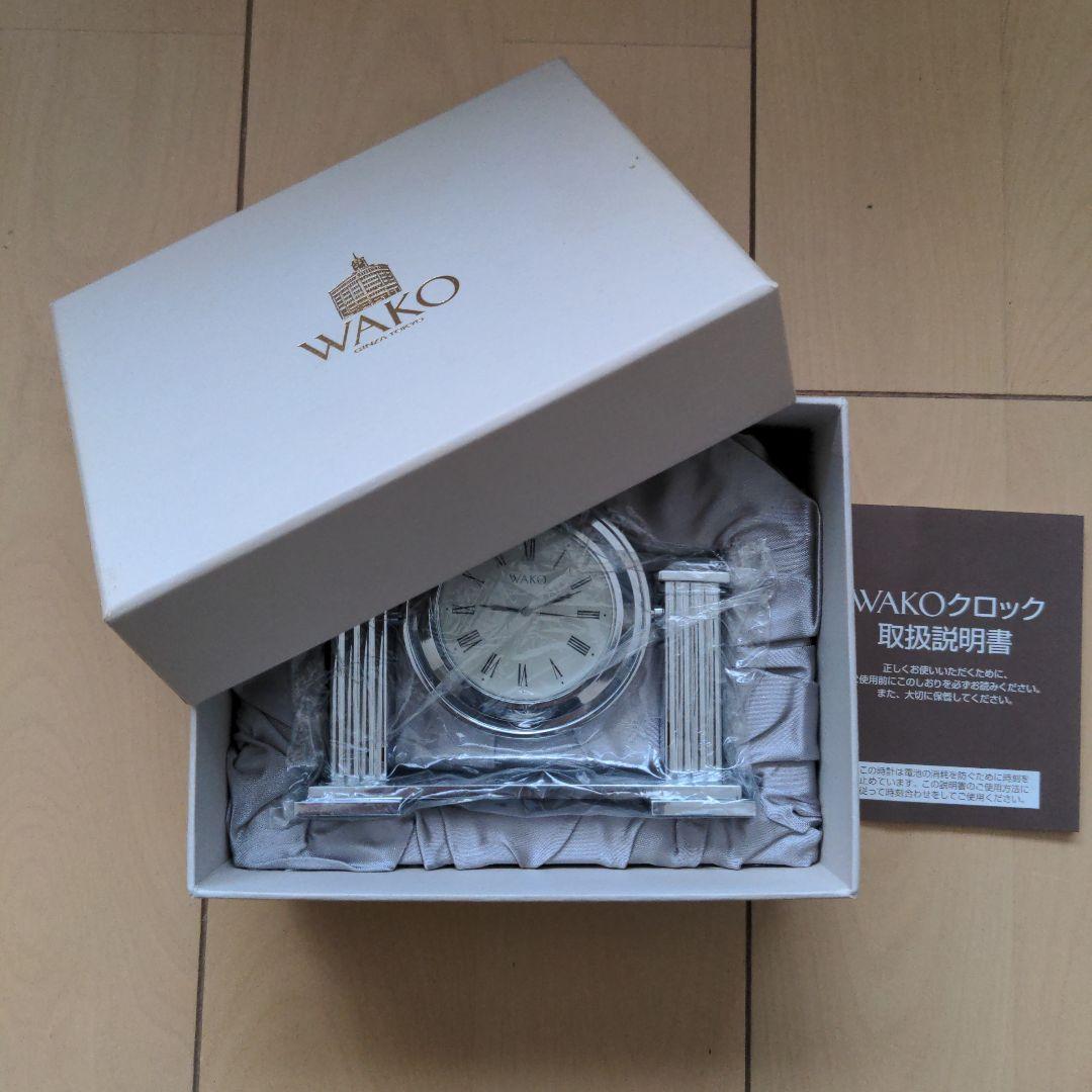 [新品] WAKO クラシックデザイン置時計 (箱付き)
