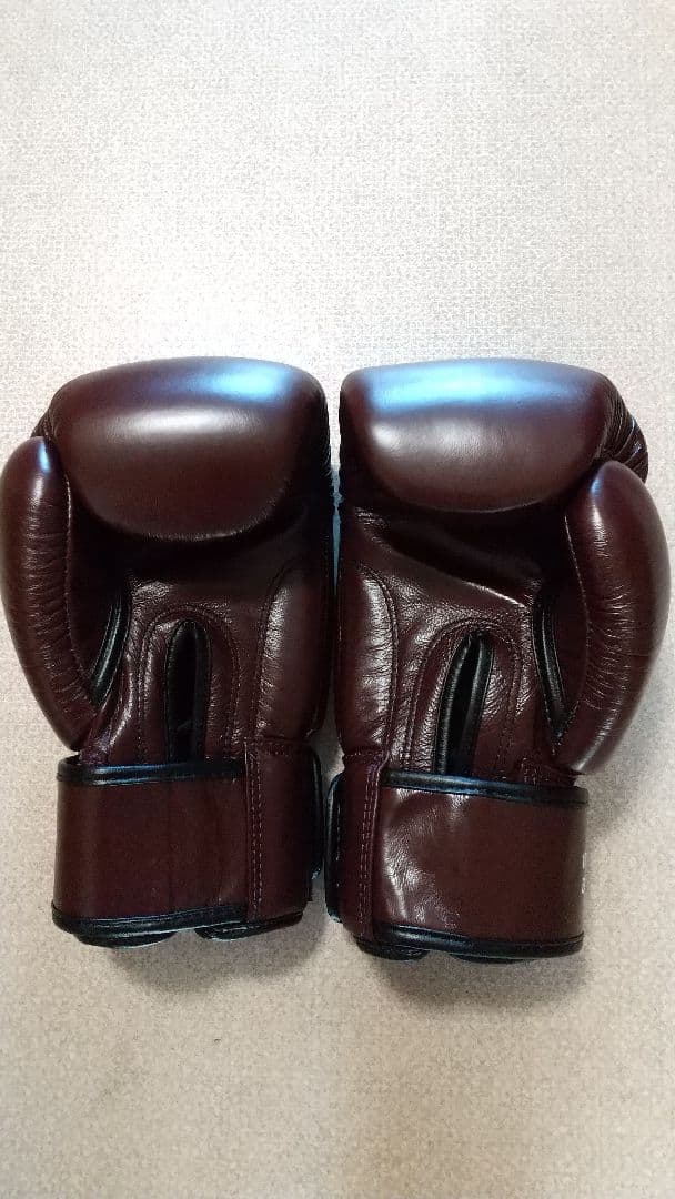 本革製WINDYボクシンググローブ 10oz マロン栗色 キックボクシング