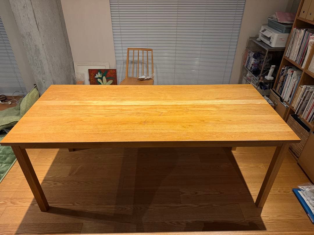 無印良品　オーク材 ダイニングテーブル 180cm