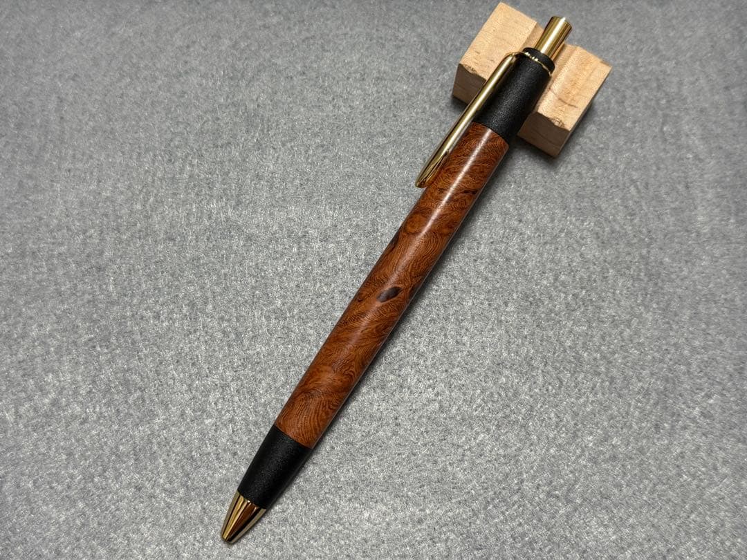 ボナンペン 真鍮金具 花梨瘤MP BP [野原工芸 工房楔 こぶた工房]