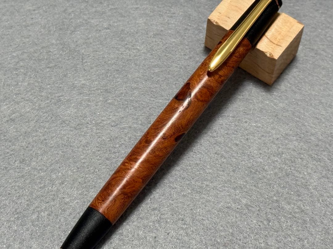 ボナンペン 真鍮金具 花梨瘤MP BP [野原工芸 工房楔 こぶた工房]