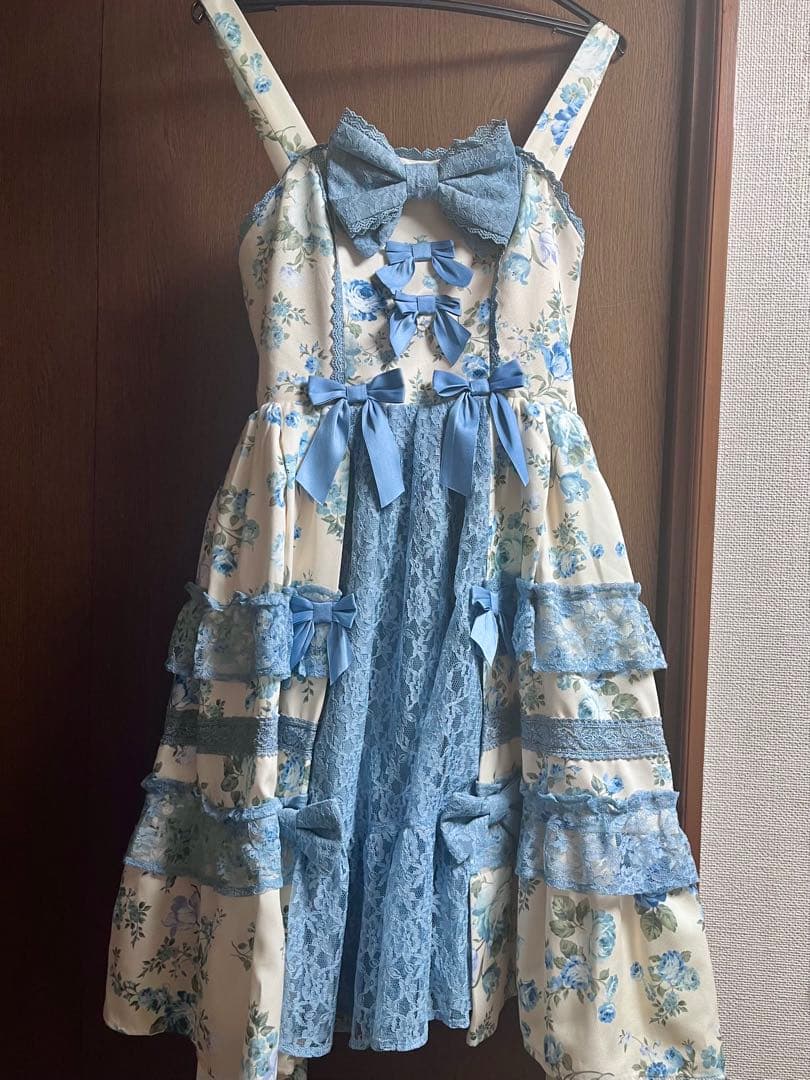 axes femme kawaiiアンティークローズジャンスカ＋ヘッドドレス