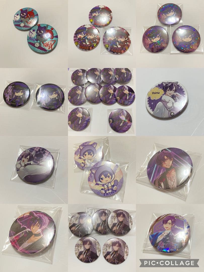 浦島坂田船 志麻 缶バッジまとめ