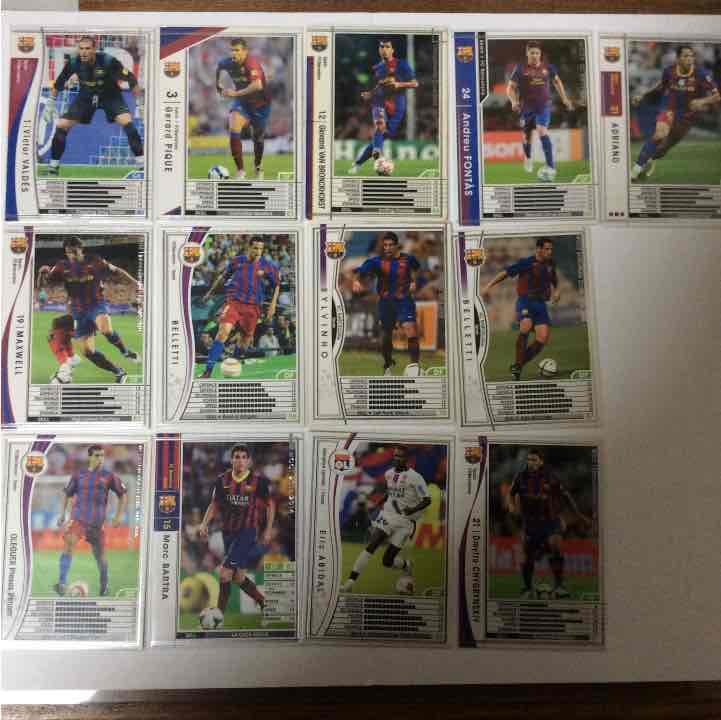 WCCF バルセロナ優良白黒①