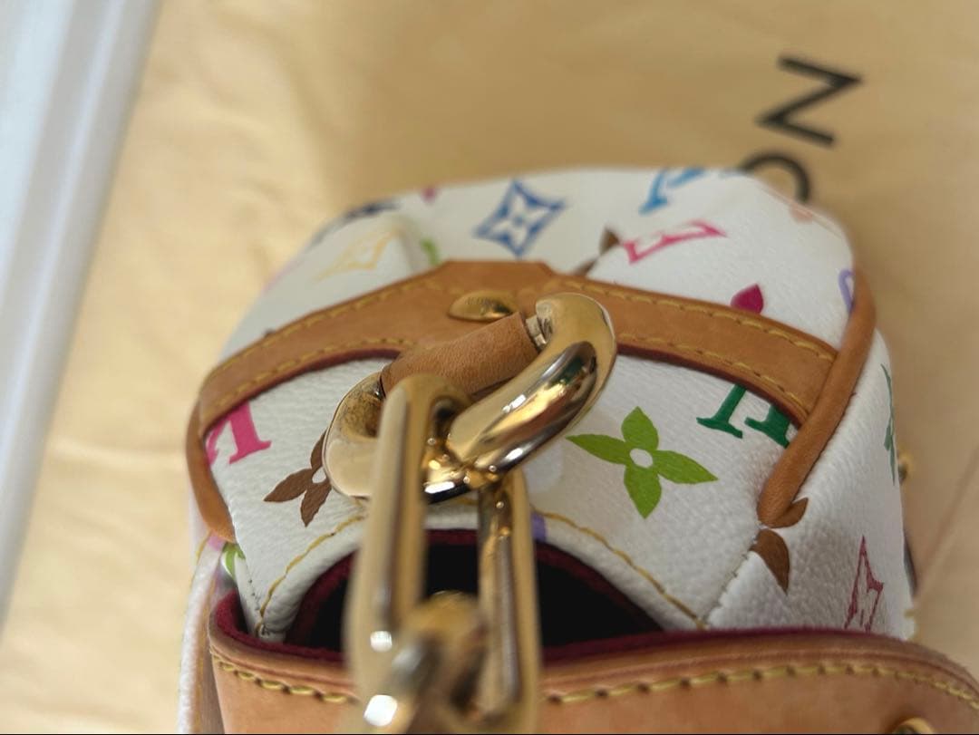 LOUISVUITTON ルイヴィトンバッグ ビバリーMMマルチカラーホワイト