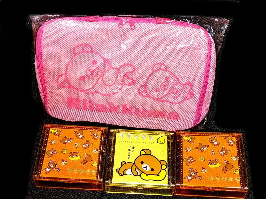 ♡美品♡リラックマ♡ジュエリーBOX＆くじフィギュア＆トートバッグ♡