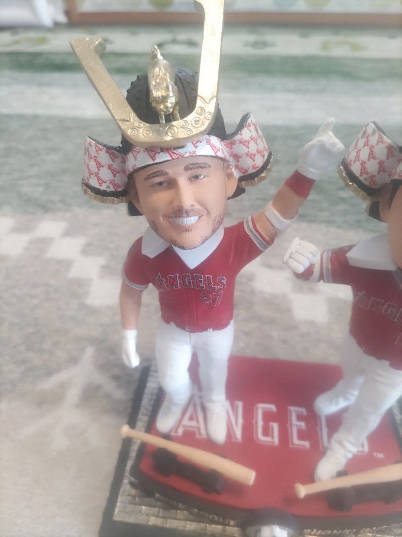 大谷翔平トラウト 2023年 ダブルボブルヘッド