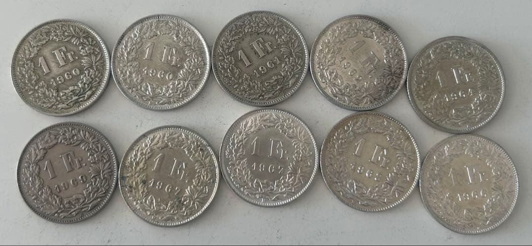 スイスフラン 37枚SET コレクション 外国　硬貨